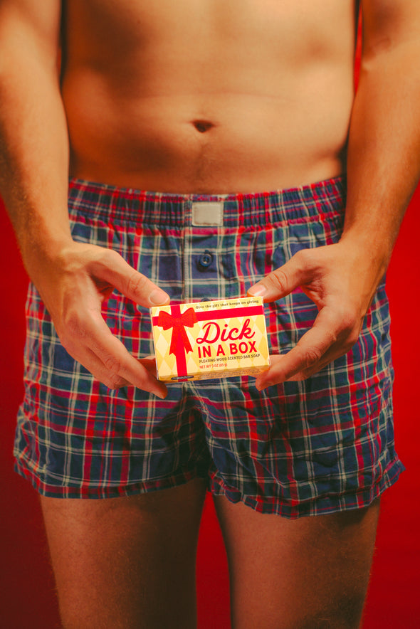 Dick in a Box Holiday Triple-Milled Boxed Soap