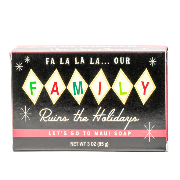 Family Holiday Triple-Milled Boxed Bar Soap