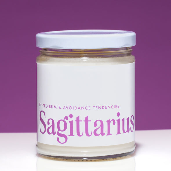 Astrology Candle Sagittarius – Whiskey River Soap Wholesale
