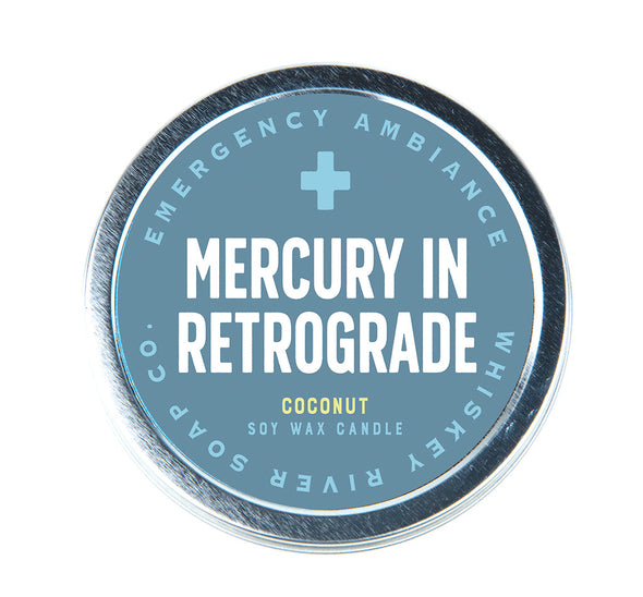Mercury In Retrograde Emergency Ambiance Travel Tin