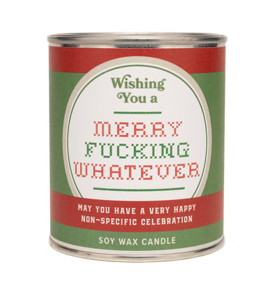 Merry Fucking Whatever Paint Can - HOLIDAY
