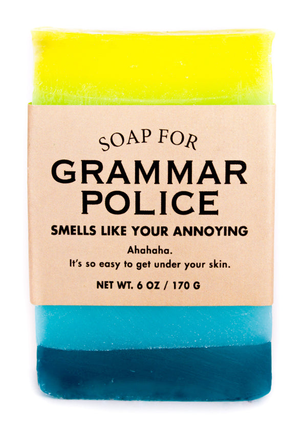 A Soap for Grammar Police