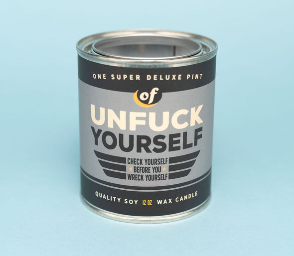 Unfuck Yourself Vintage Paint Can·dle
